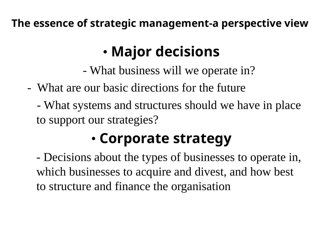 Strategy and Management Control system Tasks - slide 8 of 29