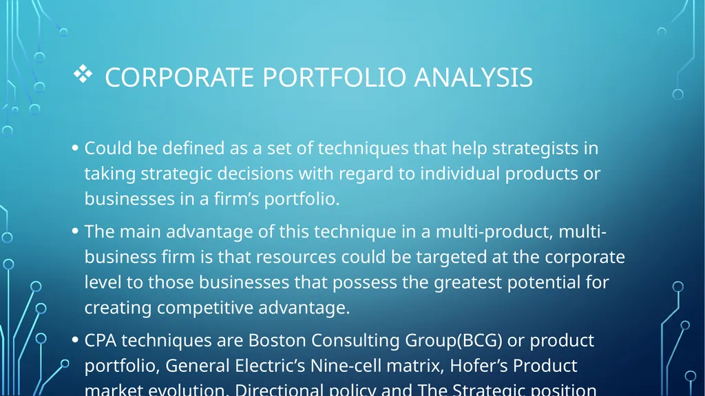 Strategic Management Unit-4 Topic- Corporate - slide 4 of 12