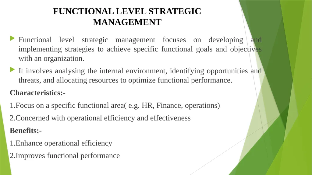 LEVELS OF STRATEGIC MANAGEMENT Associate Professor - slide 5 of 8