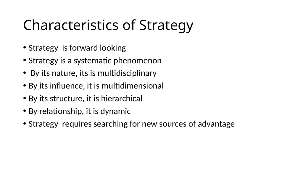 Introduction to Strategic Management I B.com - slide 4 of 5