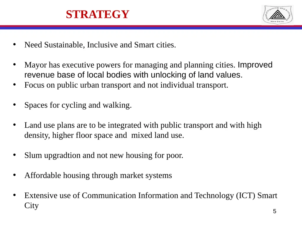 URBAN CHALLENGES AND OPPORTUNITIES IN INDIA - slide 5 of 8