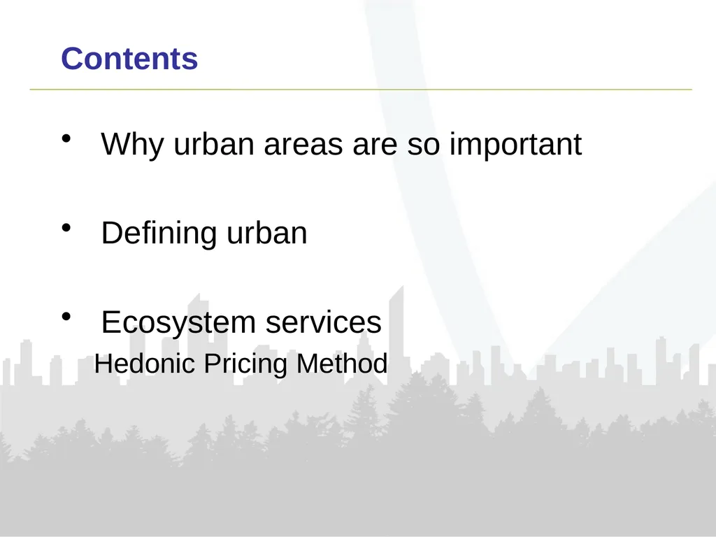 Urban Ecosystem Accounts Emily Connors Office for - slide 2 of 12