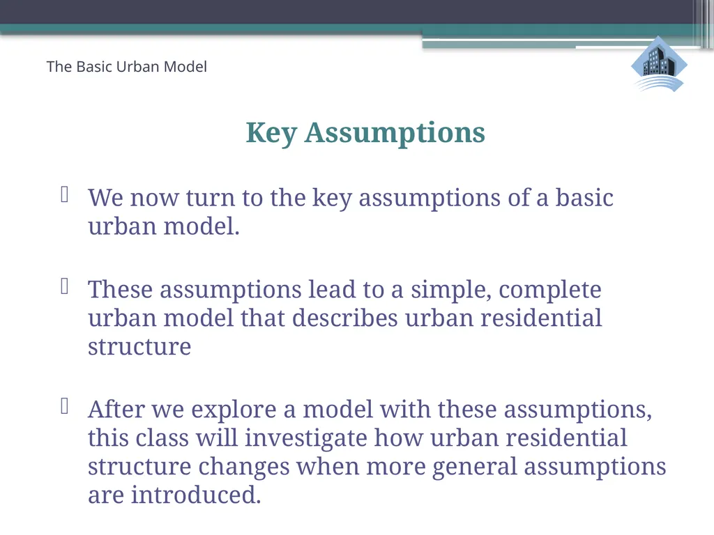ECN741: Urban Economics The Basic Urban Model 1: - slide 12 of 42