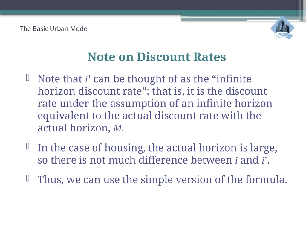 ECN741: Urban Economics The Basic Urban Model 1: - slide 27 of 42