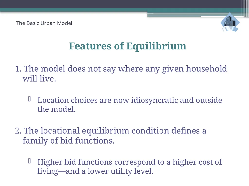 ECN741: Urban Economics The Basic Urban Model 1: - slide 39 of 42