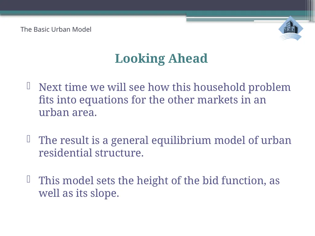 ECN741: Urban Economics The Basic Urban Model 1: - slide 42 of 42