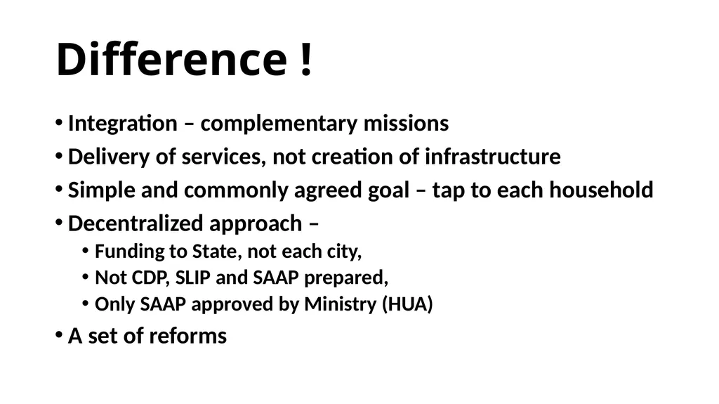 AMRUT: Transforming Urban Landscape Preparation of - slide 2 of 4