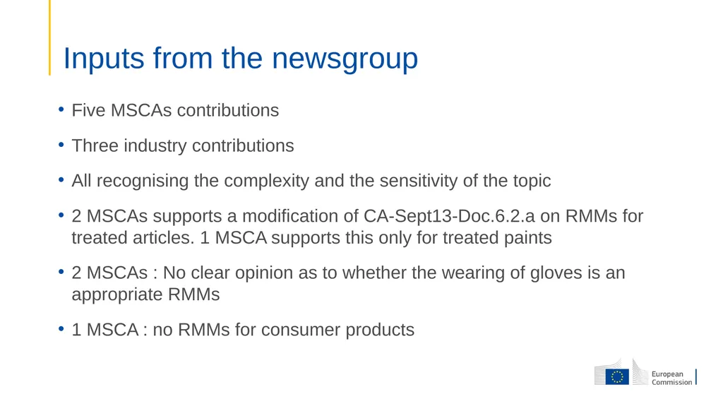 Reflections on the availability of preservatives - slide 8 of 10