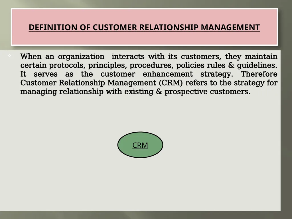 ELECTRONIC CUSTOMER RELATIONSHIP MANAGEMENT (E- - slide 2 of 11