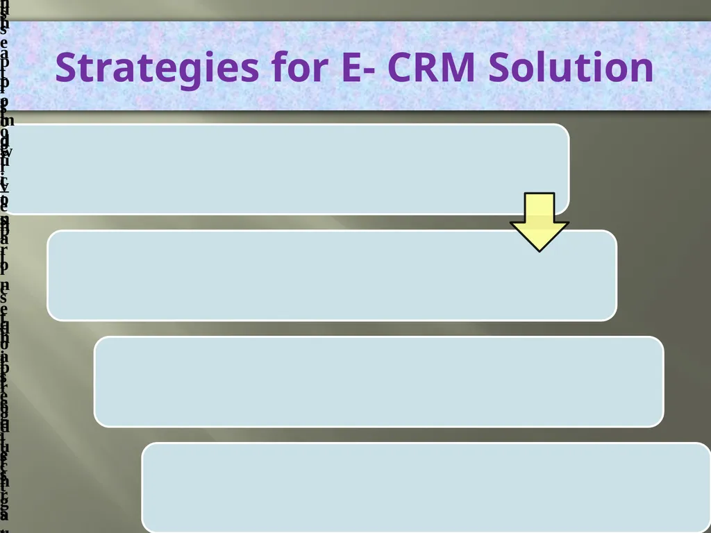 ELECTRONIC CUSTOMER RELATIONSHIP MANAGEMENT (E- - slide 8 of 11