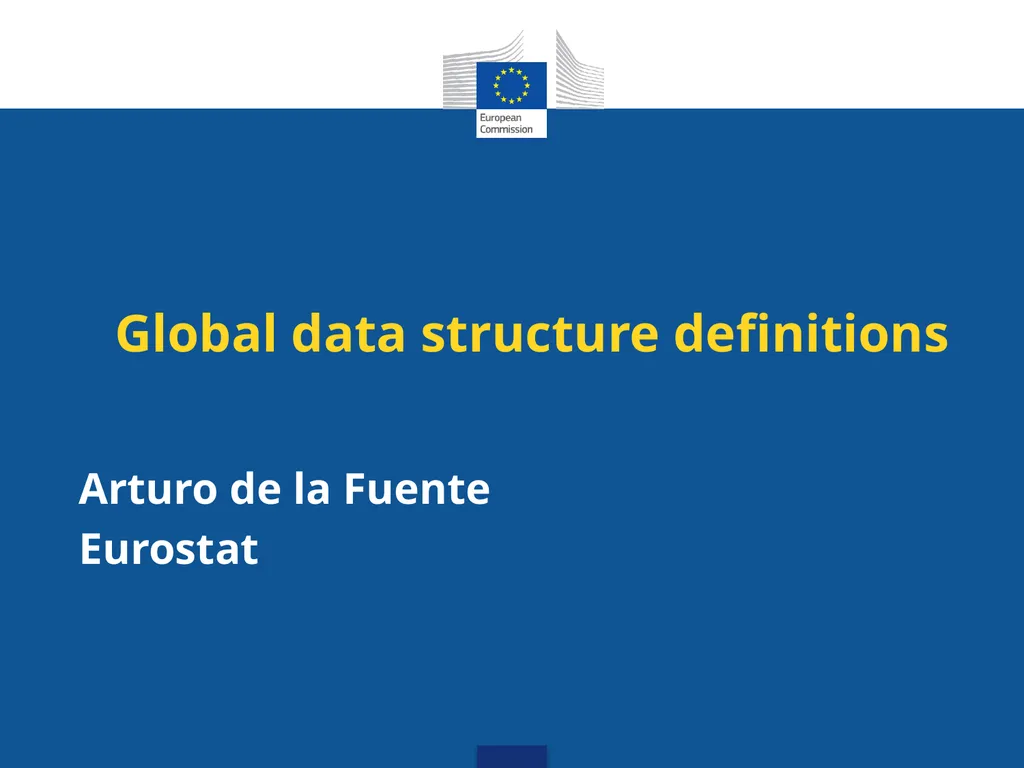 Global data structure definitions Arturo de la - slide 1 of 13