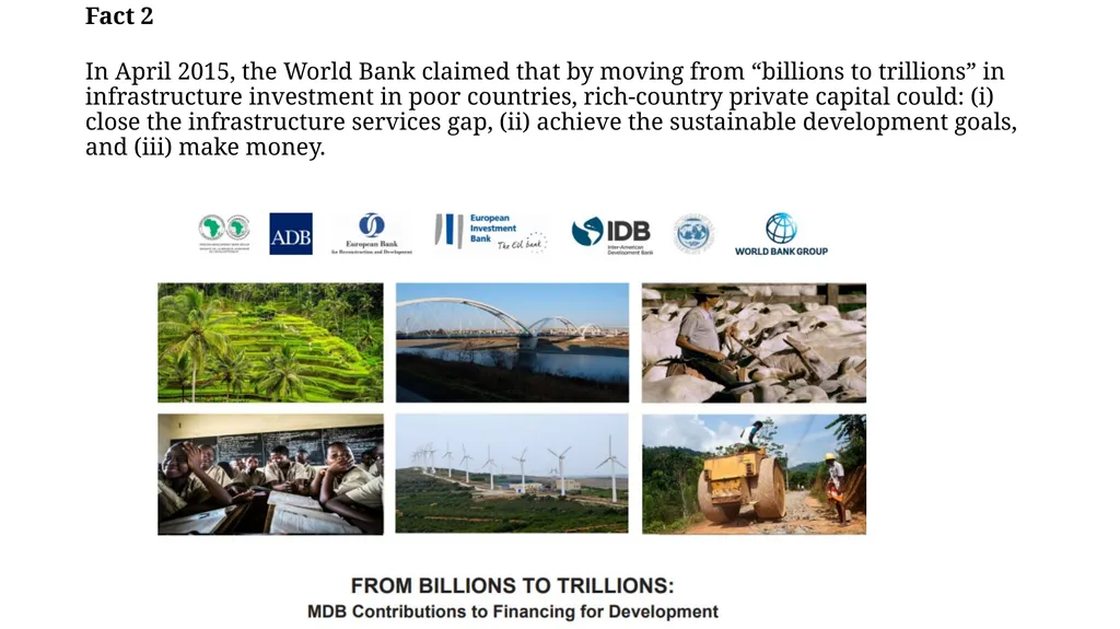 The Global Infrastructure Gap: Potential, Perils, - slide 3 of 13