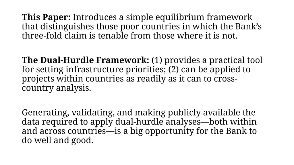 The Global Infrastructure Gap: Potential, Perils, - slide 4 of 13
