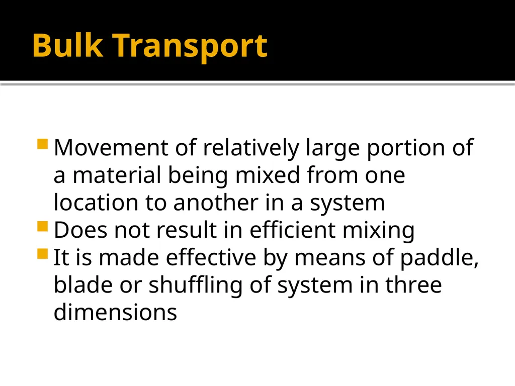 MIXING – Unit operation-General introduction, - slide 13 of 28