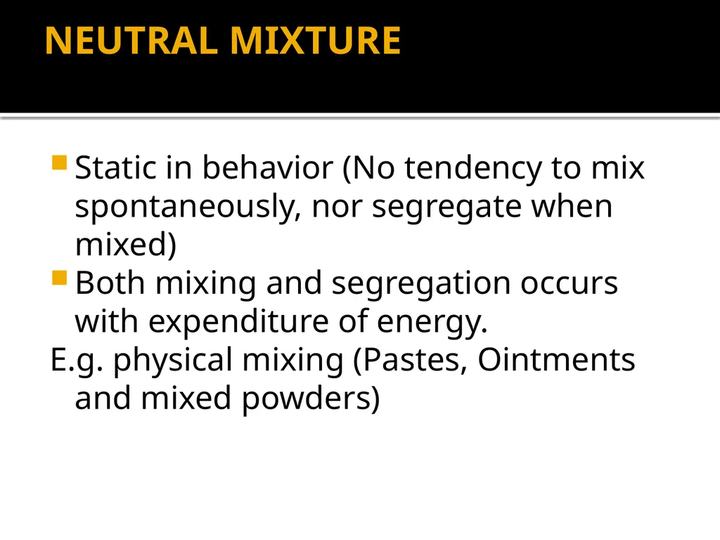 MIXING – Unit operation-General introduction, - slide 9 of 28