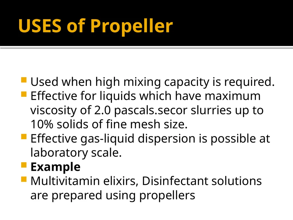 MIXING – Unit operation-General introduction, - slide 23 of 28