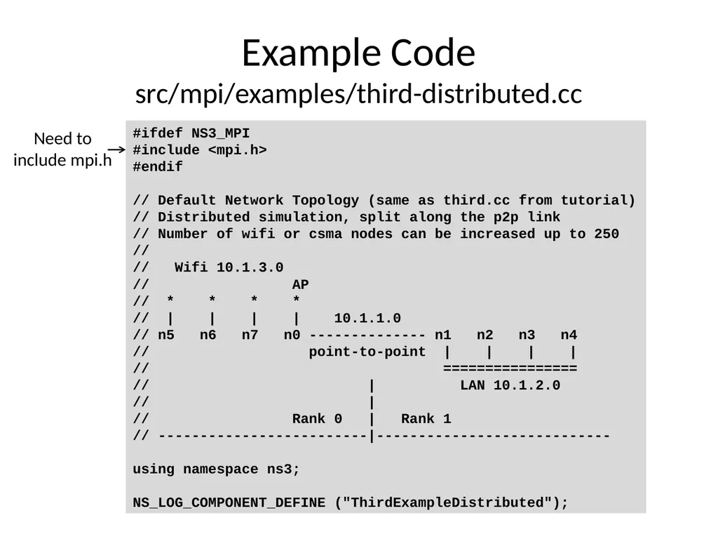 Distributed Simulation with NS-3 Ken Renard US - slide 27 of 38