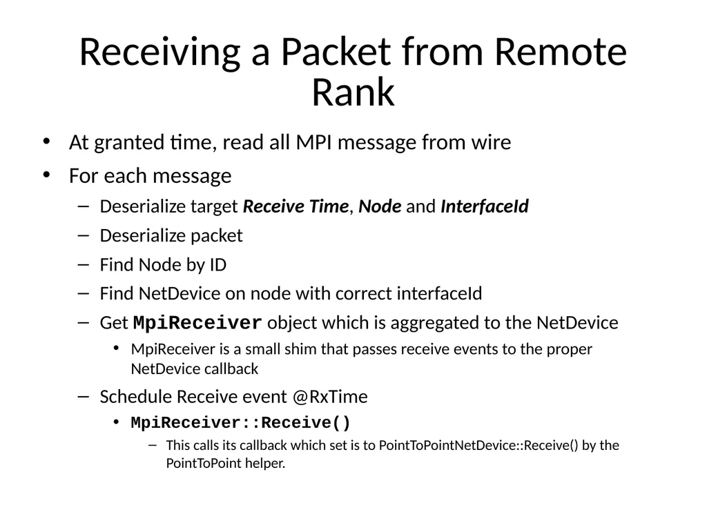 Distributed Simulation with NS-3 Ken Renard US - slide 22 of 38