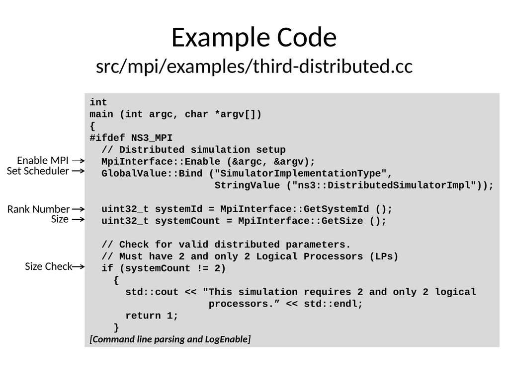 Distributed Simulation with NS-3 Ken Renard US - slide 28 of 38