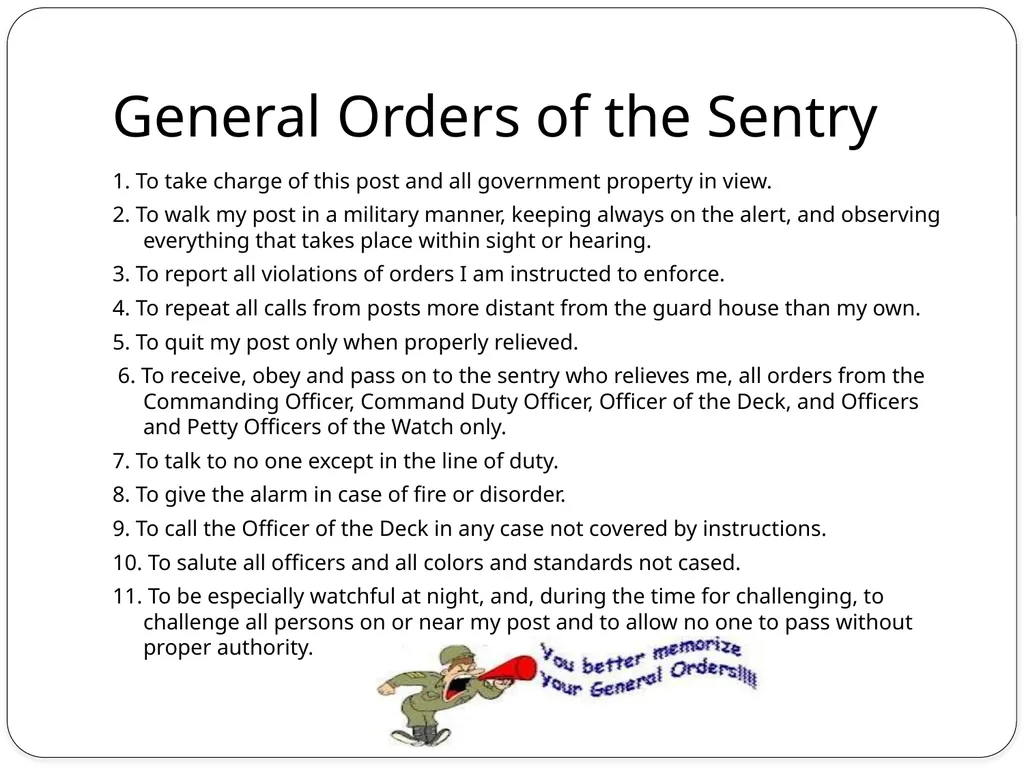 Navy/Marine Corps Watch Standing Learning Topics - slide 5 of 15