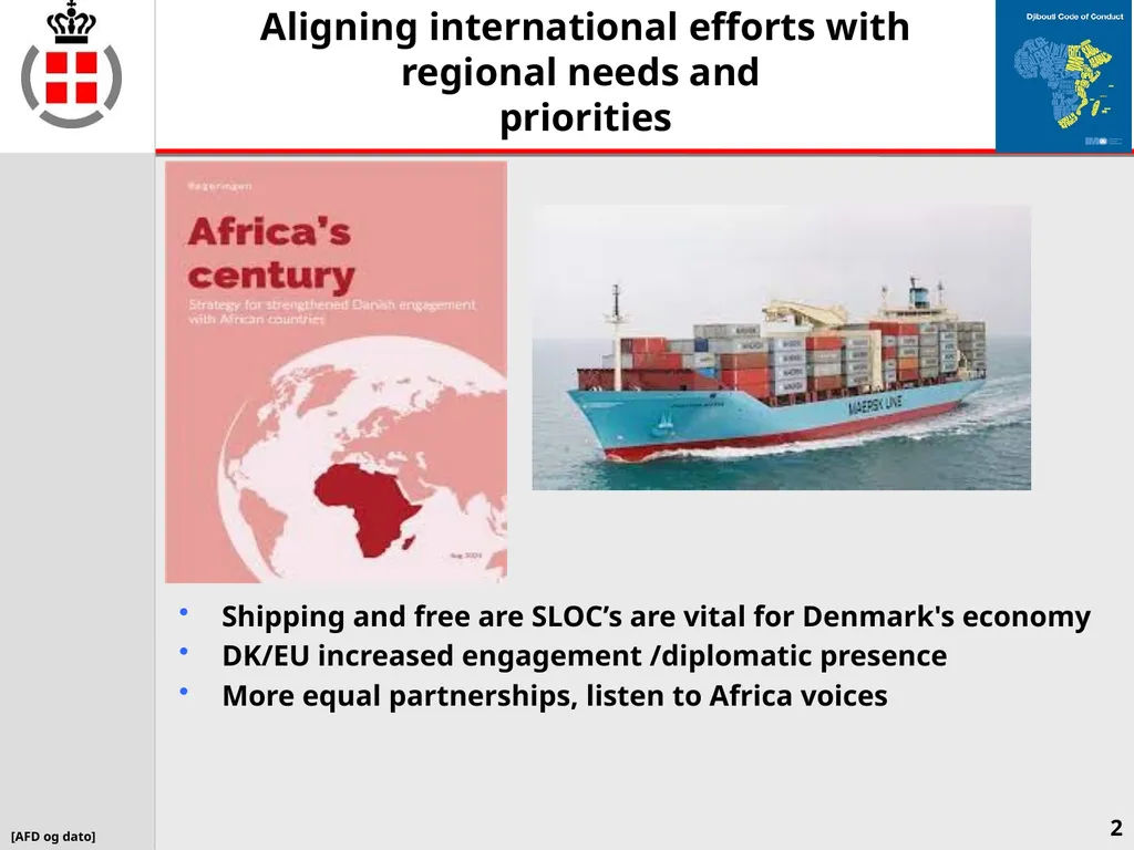 Aligning international efforts with regional needs - slide 2 of 3