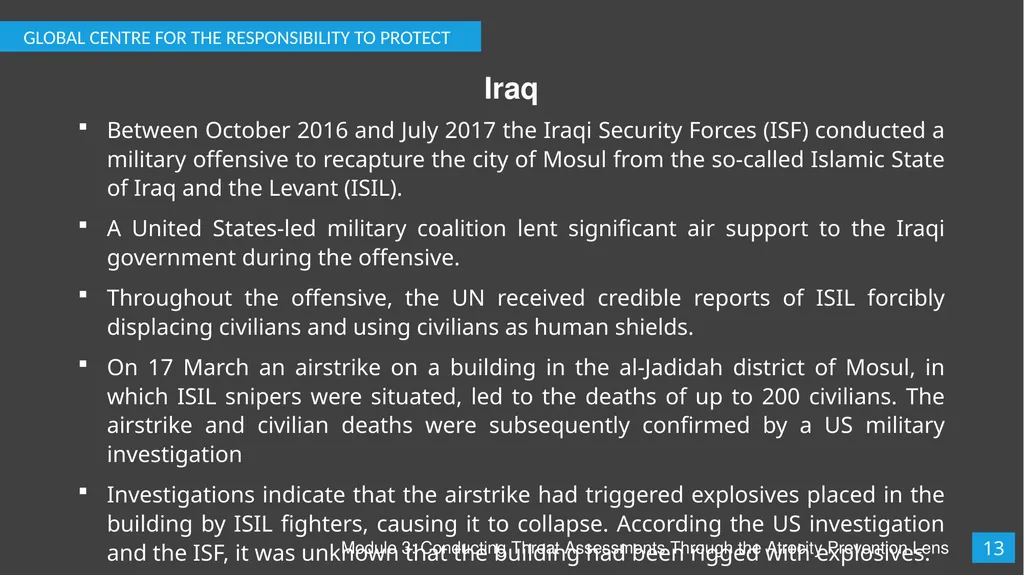 Module 3: Conducting Threat Assessments Through - slide 14 of 20