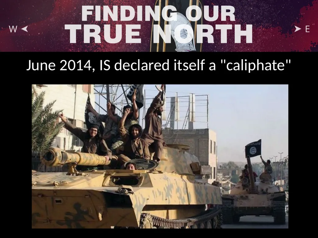 The Islamic State (IS) burst on to the - slide 5 of 29