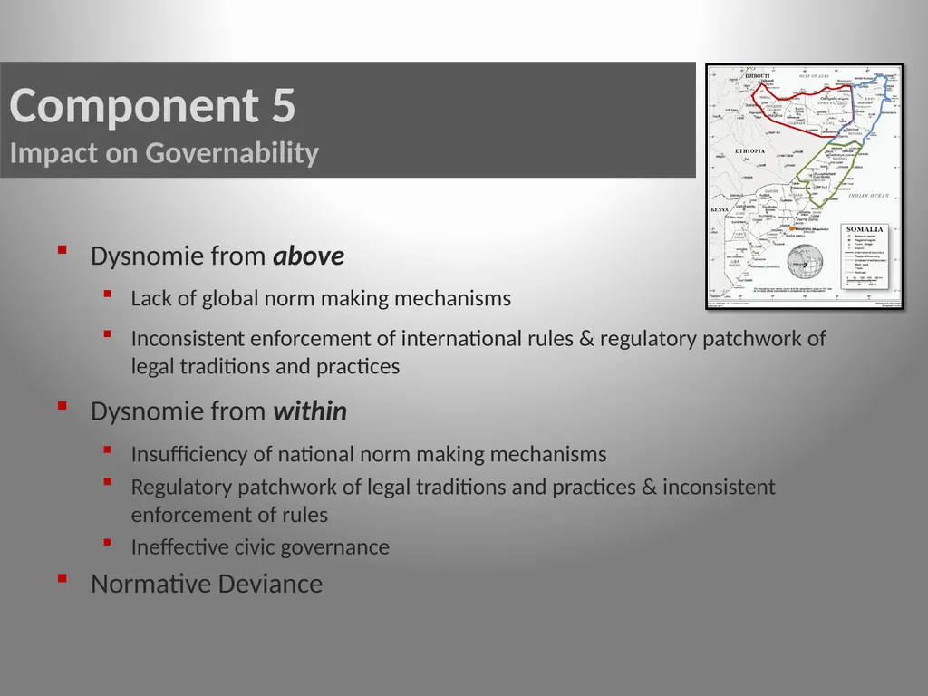 Somali Maritime Predation Traditional Piracy or a - slide 14 of 19