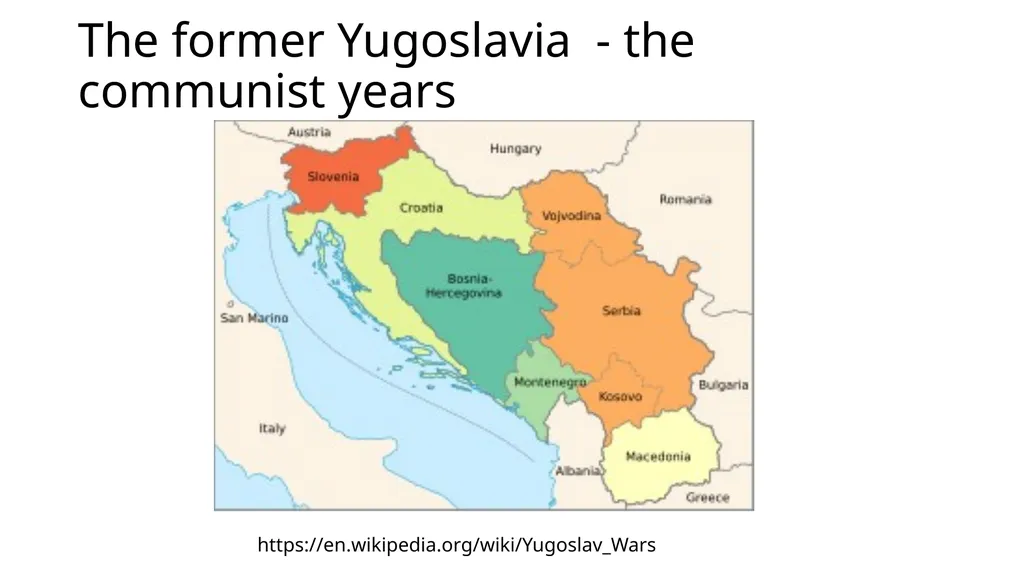 The Bosnian Wars in 1990s Were they worth it? What - slide 5 of 24