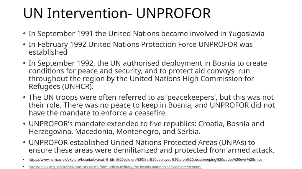 The Bosnian Wars in 1990s Were they worth it? What - slide 12 of 24