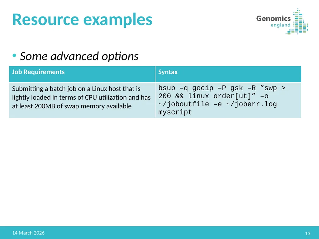 GEL HPC Advanced Jitendra Sougaijam Senior DevOps - slide 13 of 30