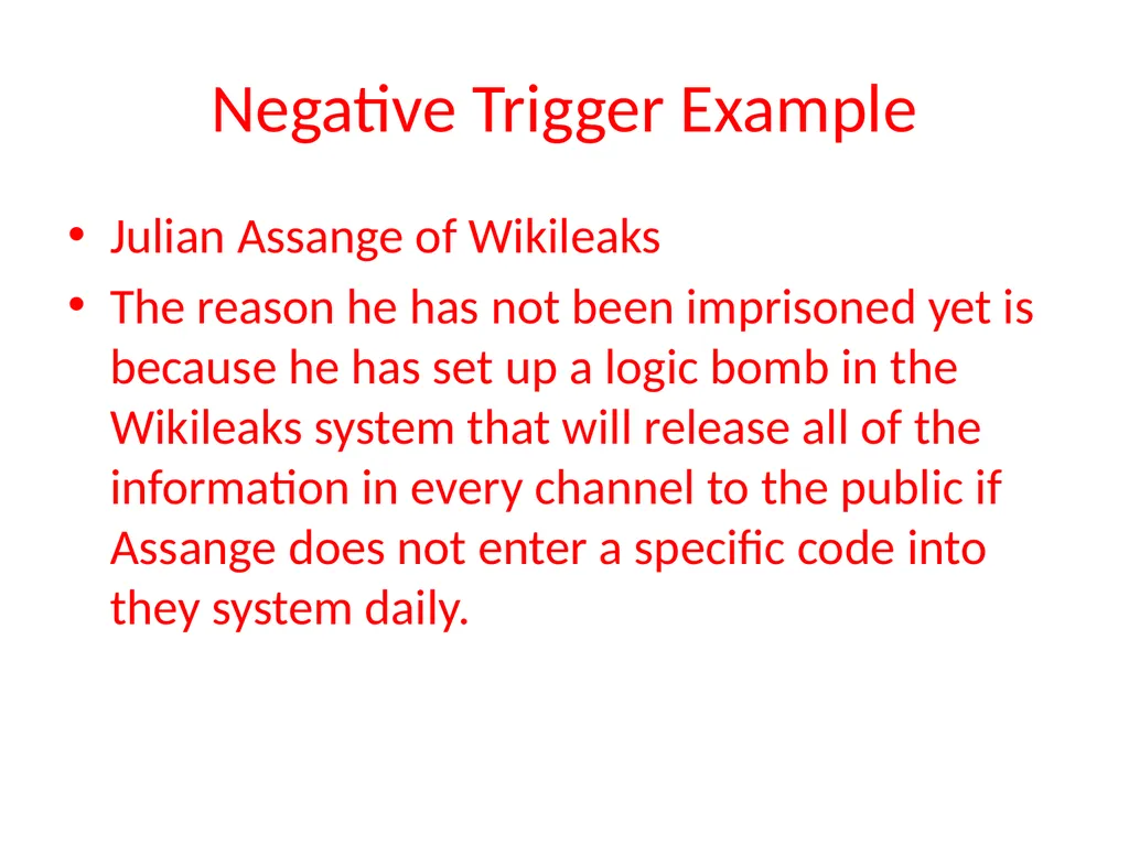 Logic Bombs By Collin Donaldson Definition A logic - slide 5 of 6