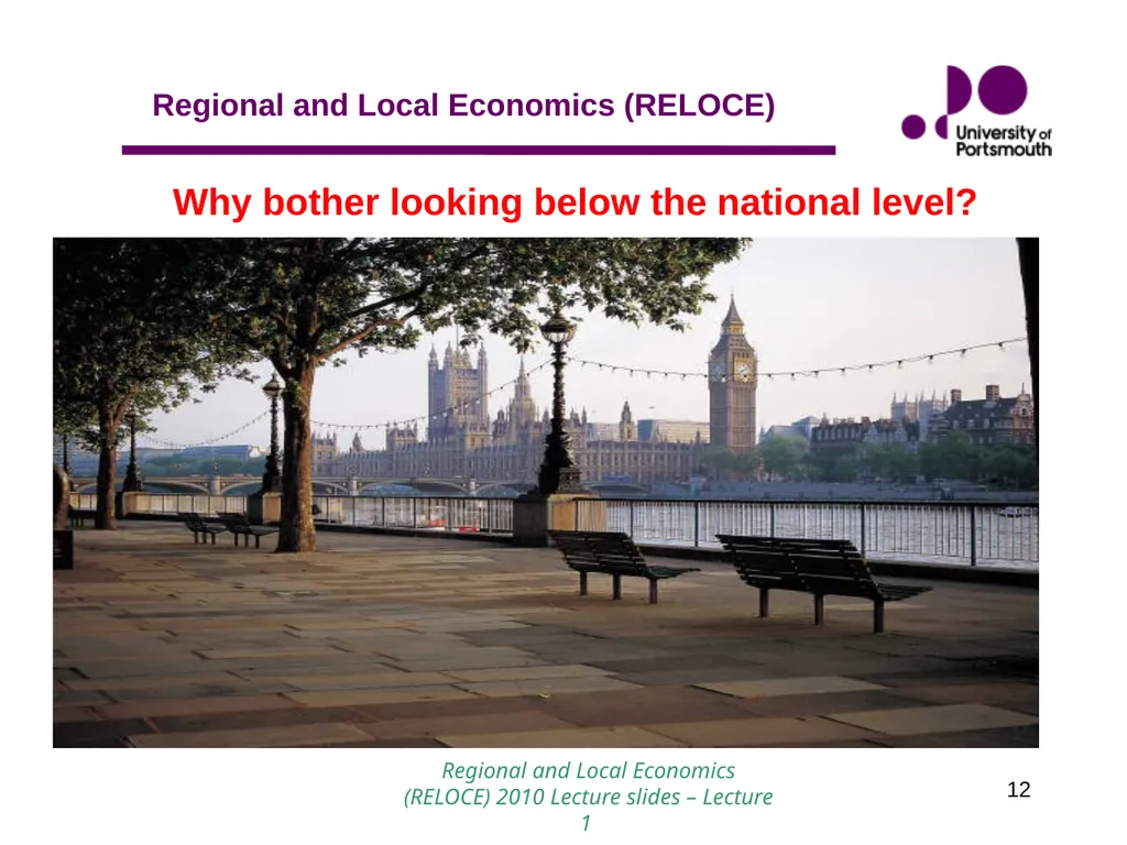 1 Introduction to Regional and Local Economics - slide 12 of 19
