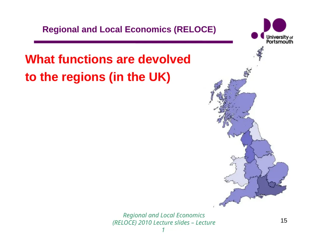 1 Introduction to Regional and Local Economics - slide 15 of 19