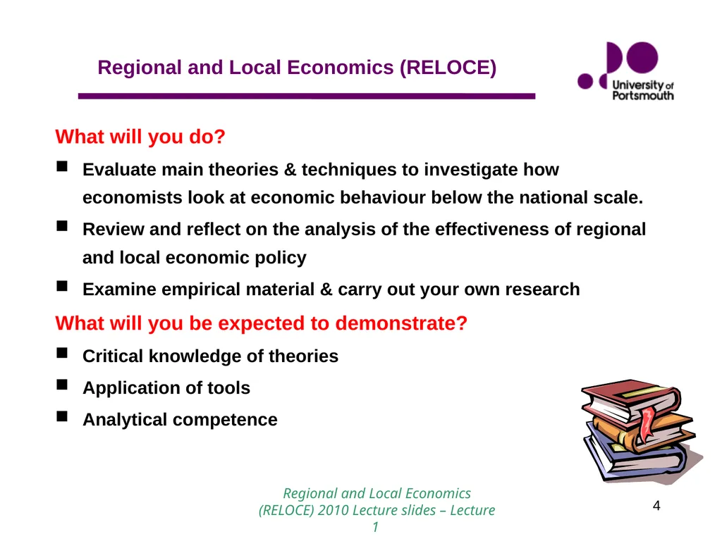 1 Introduction to Regional and Local Economics - slide 4 of 19