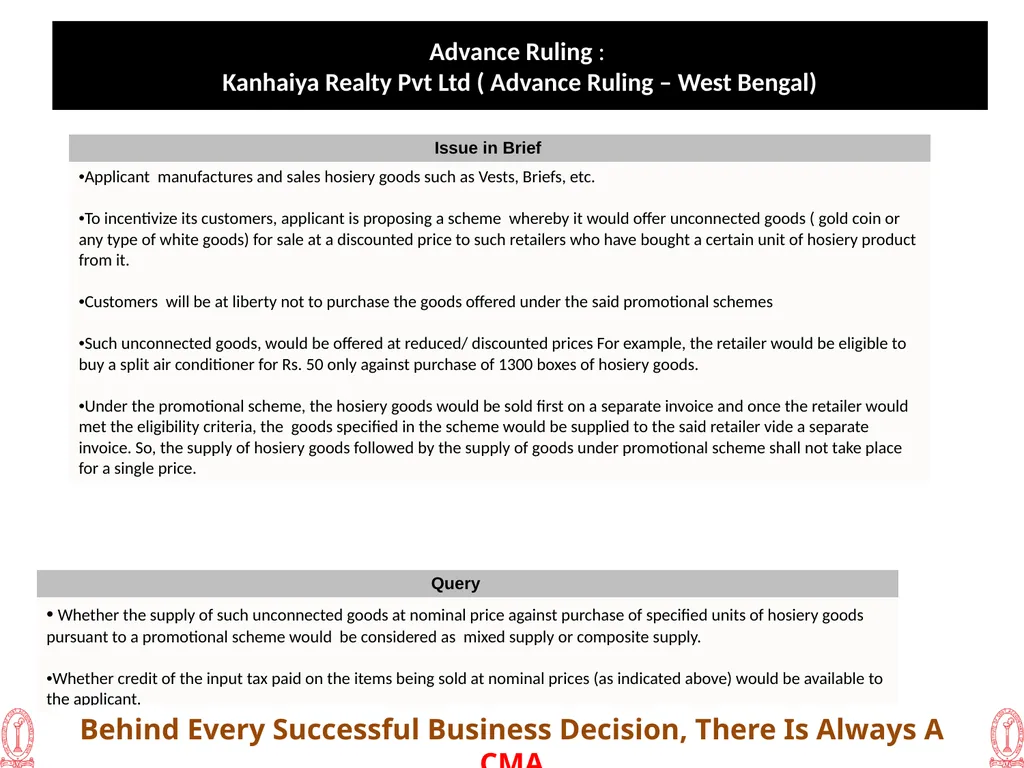 Recent Developments in Litigation ( GST) 20th - slide 16 of 24