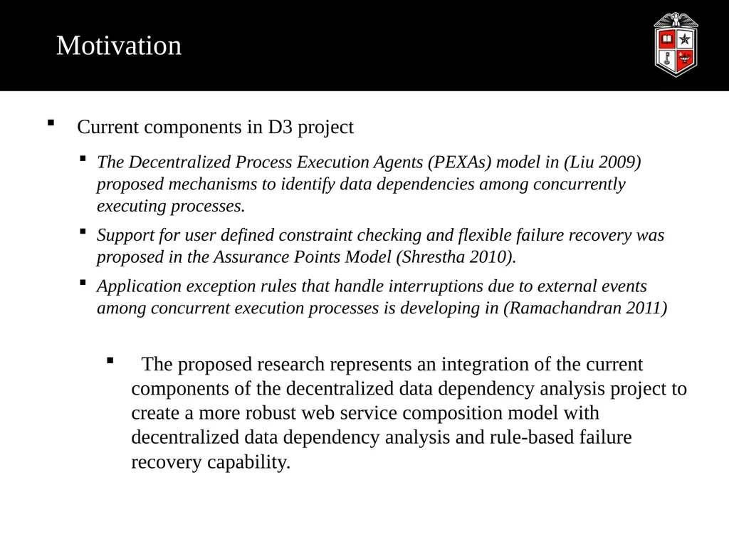 A Robust Web Service Composition Model with - slide 5 of 34