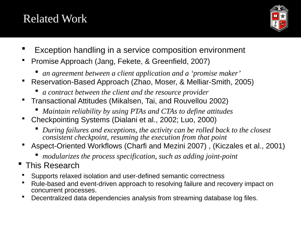 A Robust Web Service Composition Model with - slide 6 of 34