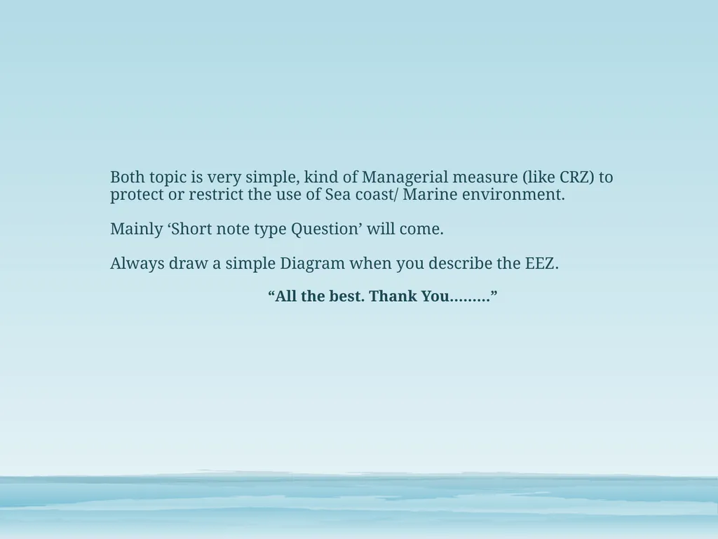 Integrated Coastal Zone Management & Exclusive - slide 10 of 10