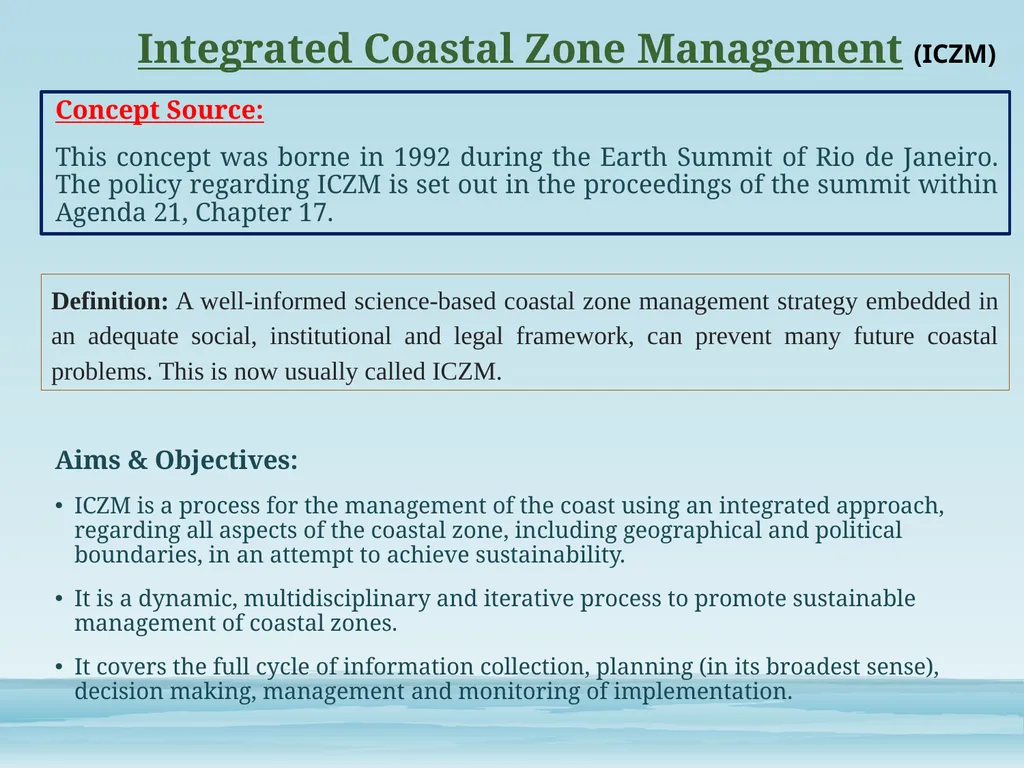 Integrated Coastal Zone Management & Exclusive - slide 3 of 10