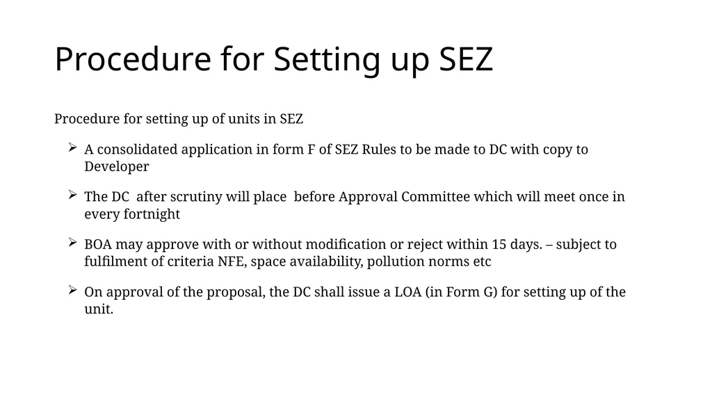 Special Economic Zones-SEZ Dr M. S. Krishna Kumar, - slide 12 of 24