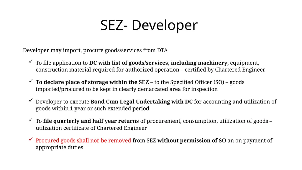 Special Economic Zones-SEZ Dr M. S. Krishna Kumar, - slide 8 of 24