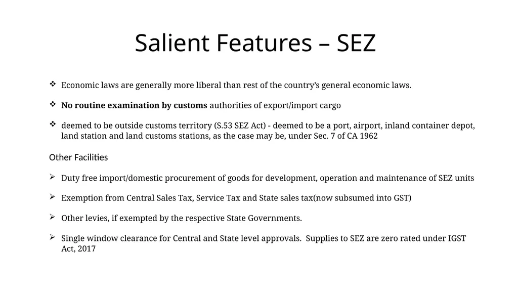 Special Economic Zones-SEZ Dr M. S. Krishna Kumar, - slide 11 of 24