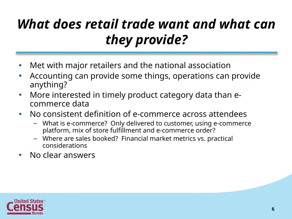 32nd Voorburg Group Meeting New Delhi, India - slide 6 of 7