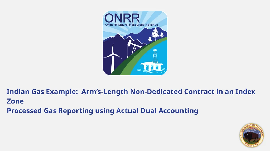 Indian Gas Example: Arm’s-Length Dedicated - slide 113 of 223