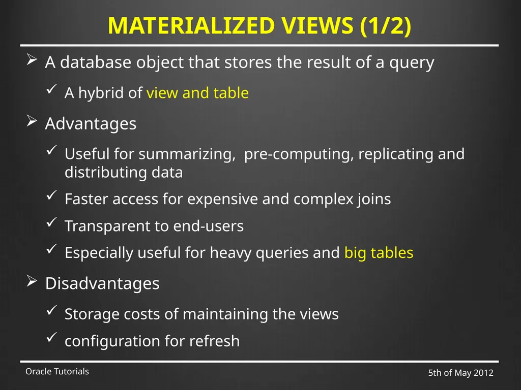 SQL & ADVANCED SQL Marcin Blaszczyk (CERN IT-DB) - slide 43 of 68