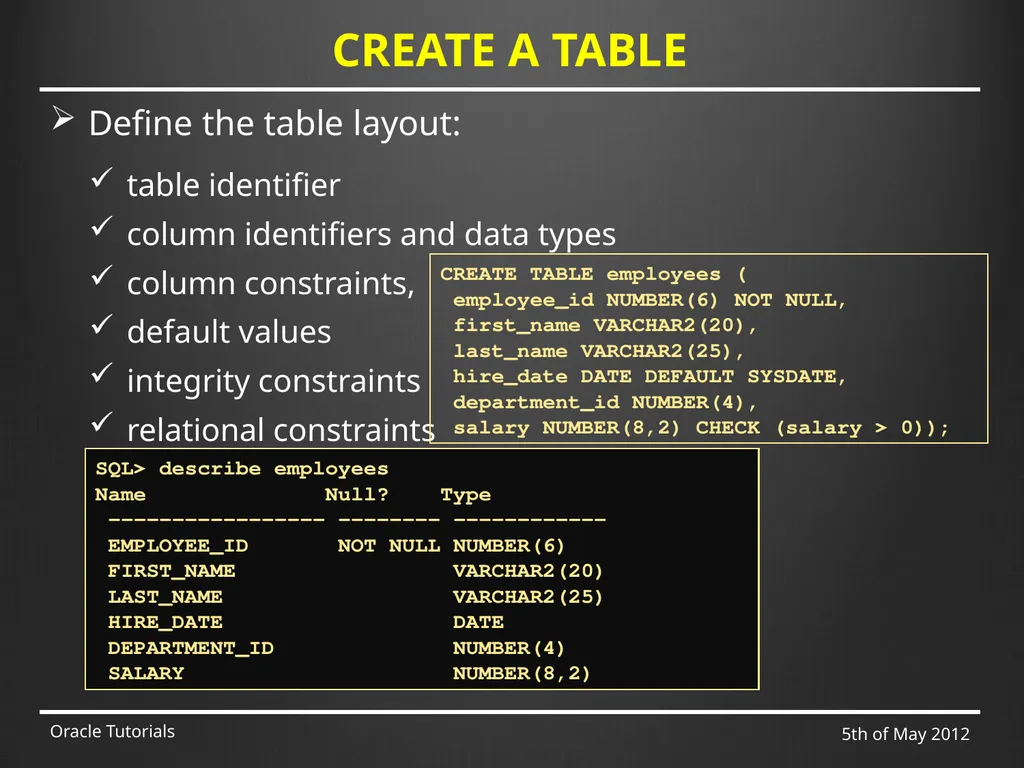 SQL & ADVANCED SQL Marcin Blaszczyk (CERN IT-DB) - slide 9 of 68