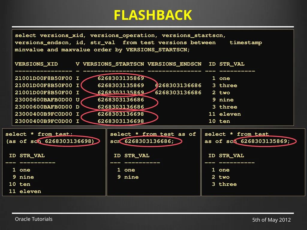 SQL & ADVANCED SQL Marcin Blaszczyk (CERN IT-DB) - slide 63 of 68