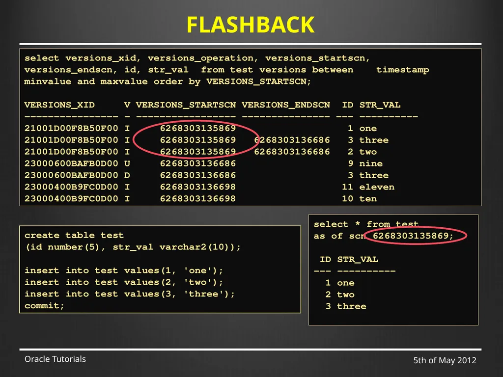 SQL & ADVANCED SQL Marcin Blaszczyk (CERN IT-DB) - slide 64 of 68