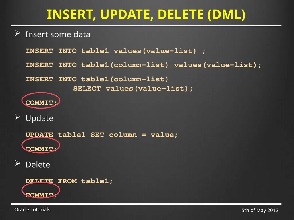 SQL & ADVANCED SQL Marcin Blaszczyk (CERN IT-DB) - slide 12 of 68